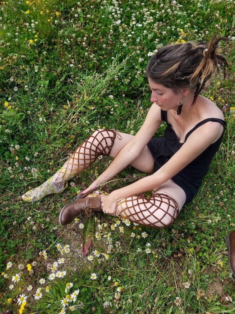 Fishnet Stockings Crochet Pattern