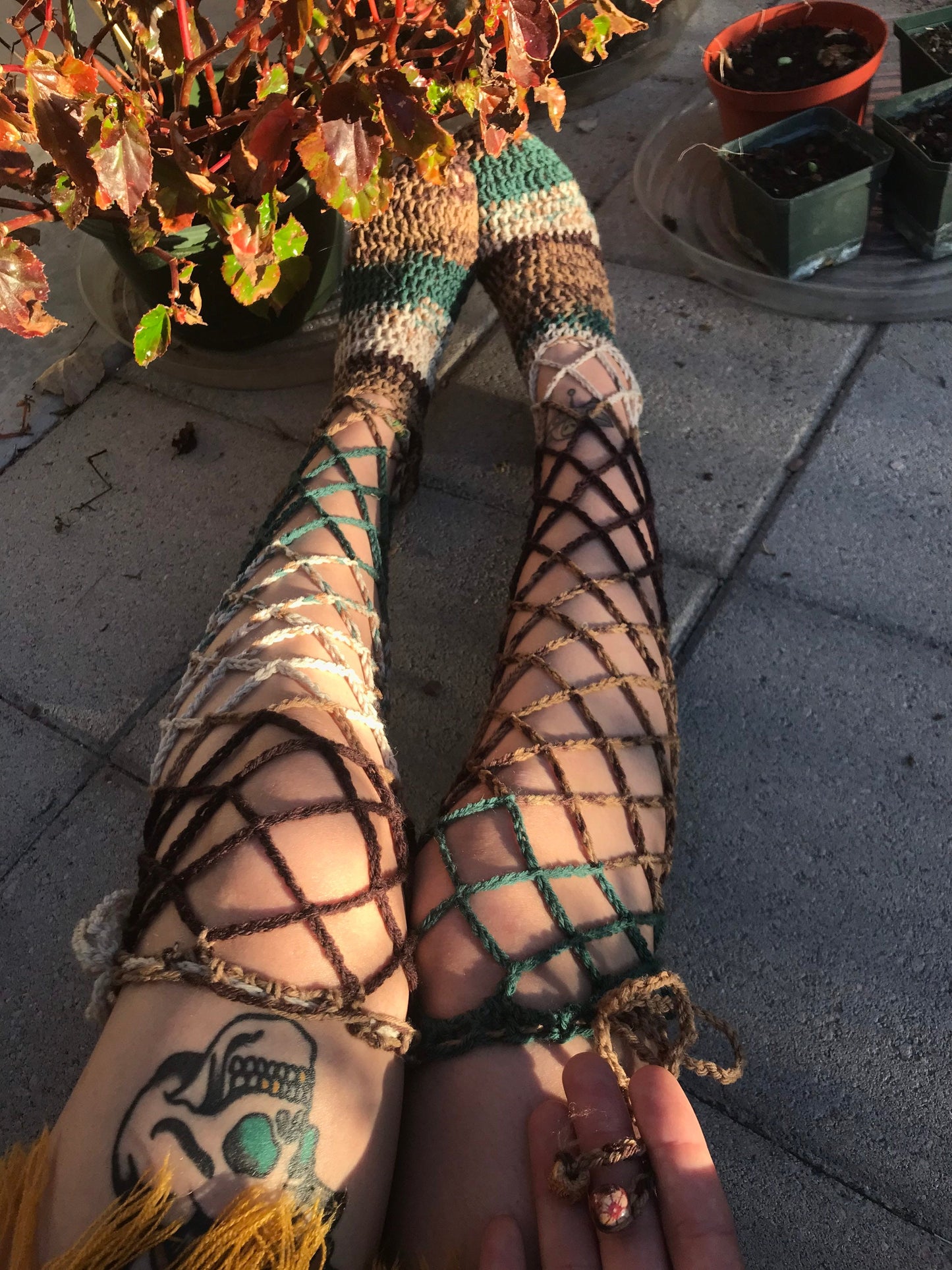 Custom Fishnet Stockings