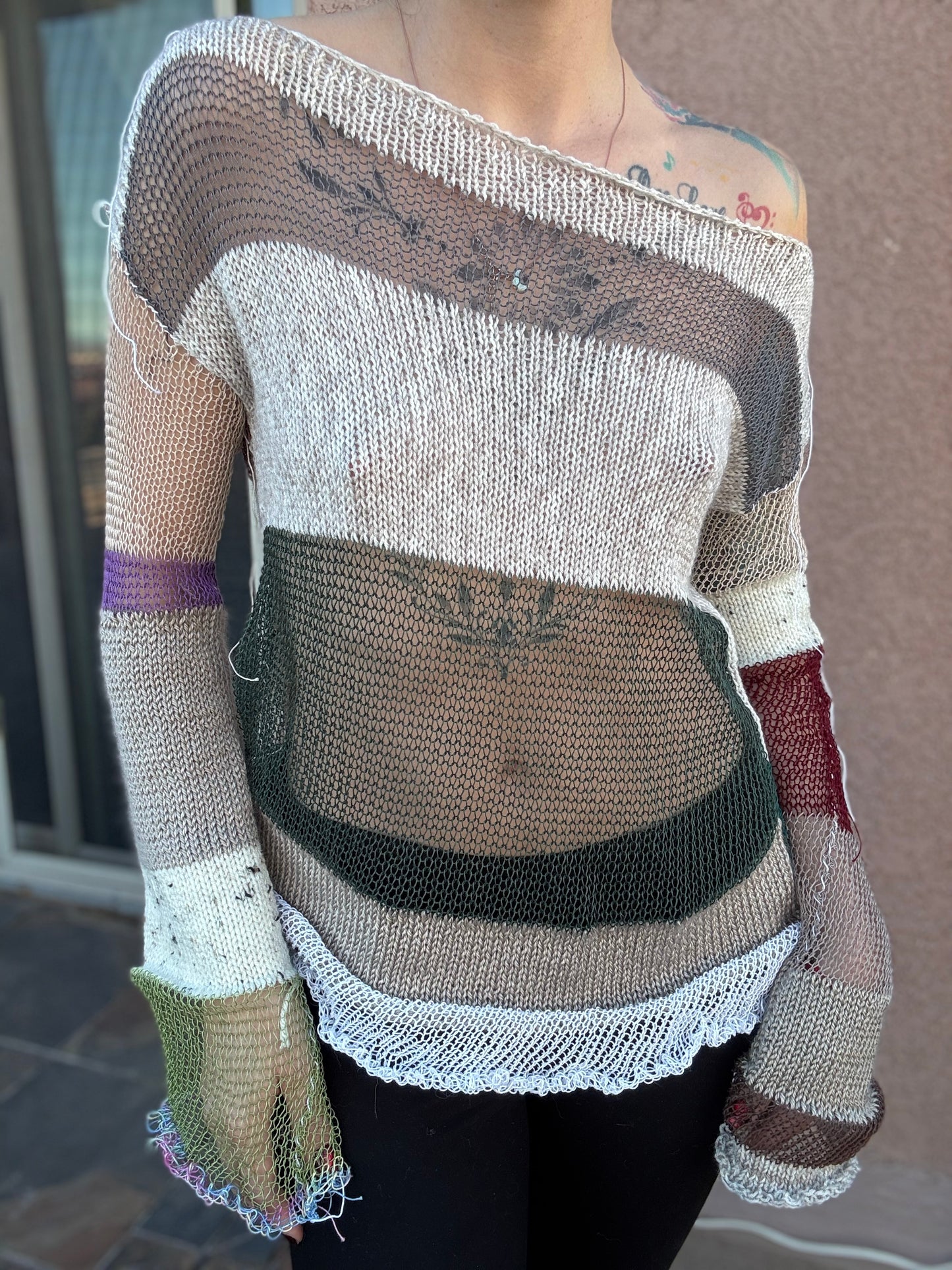 Scrappy sweater