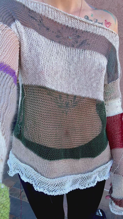 Scrappy sweater