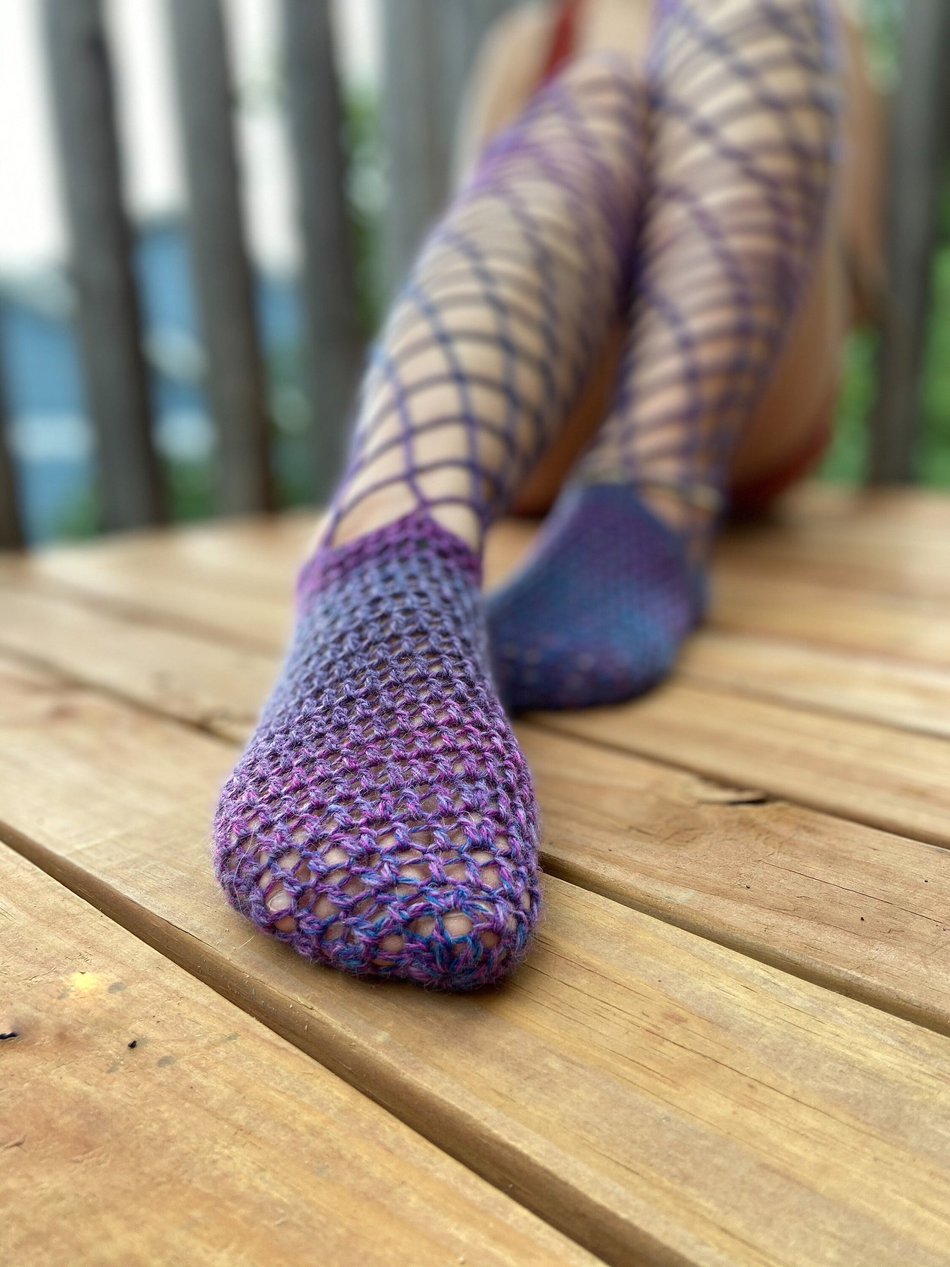 How To Crochet Fishnet Stockings// Crochet Fishnet Tights//Crochet